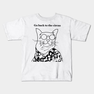 Cool Cat Tells It Like It Is Kids T-Shirt